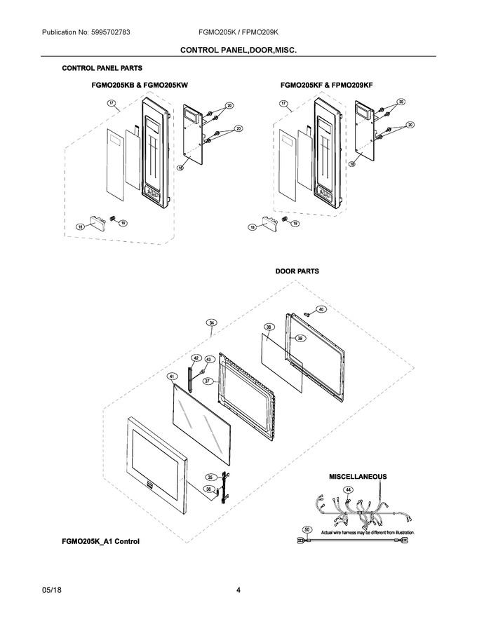 Diagram for FGMO205KFB