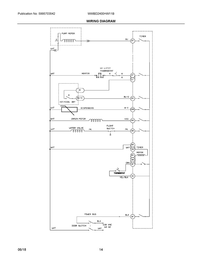 Diagram for WWBD2400HW11B
