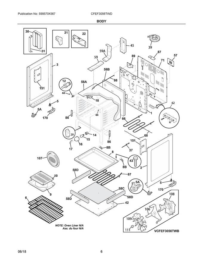 Diagram for CFEF3056TWD