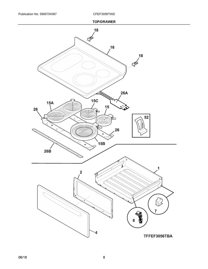 Diagram for CFEF3056TWD