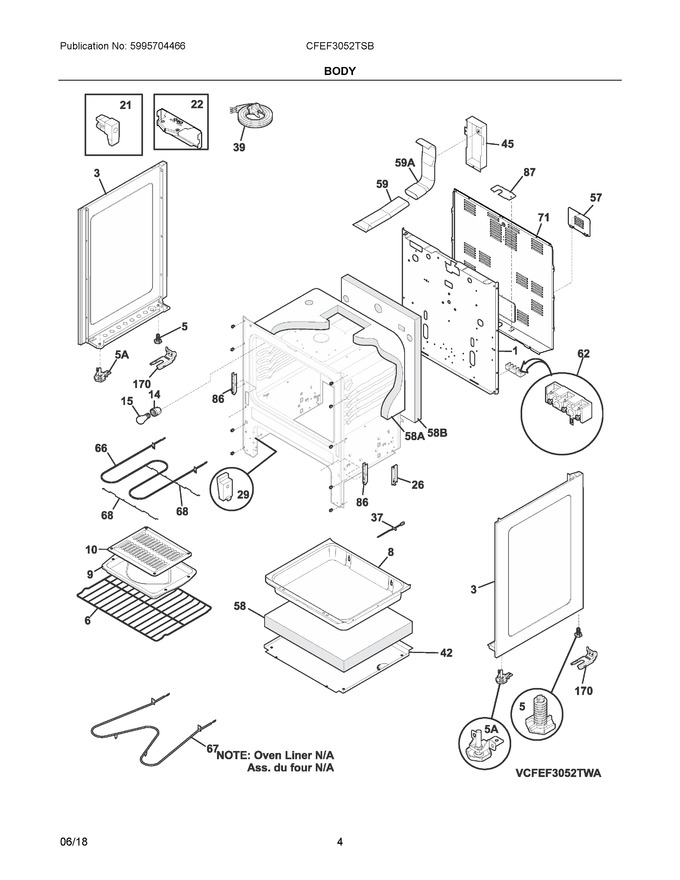 Diagram for CFEF3052TSB