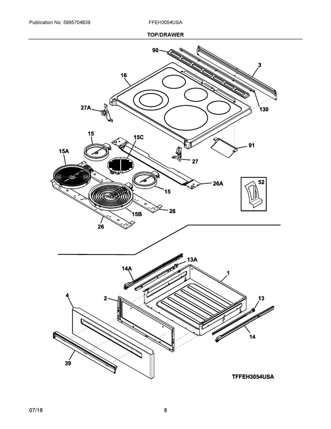 Diagram for FFEH3054USA