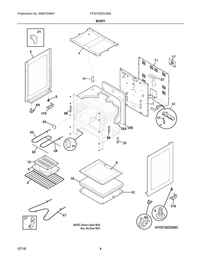 Diagram for FFEF3003UWA