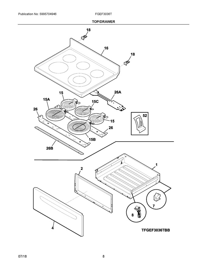 Diagram for FGEF3036TBE