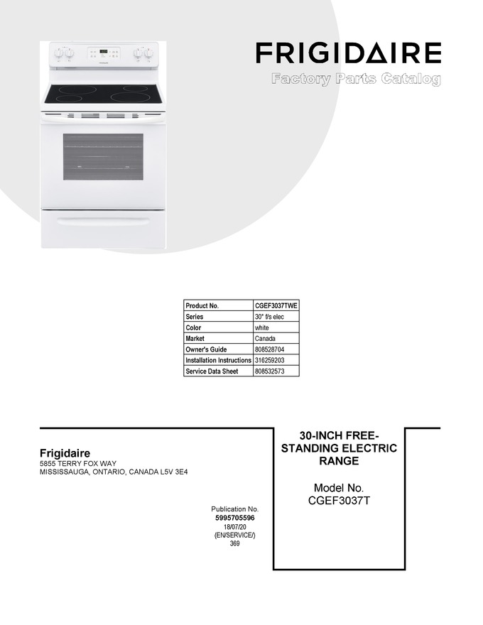 Diagram for CGEF3037TWE