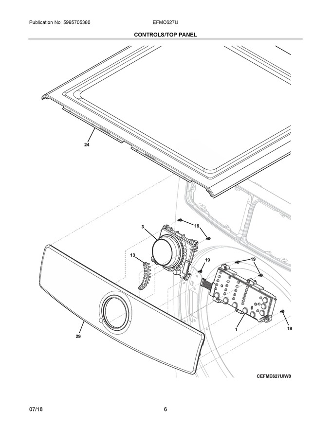Diagram for EFMC627UIW0