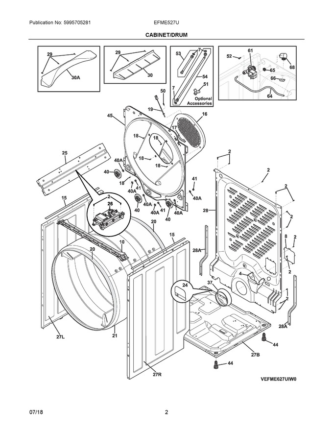 Diagram for EFME527UIW0