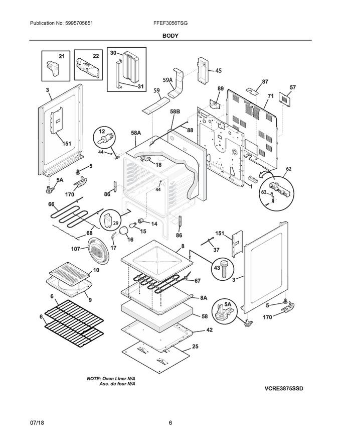 Diagram for FFEF3056TSG