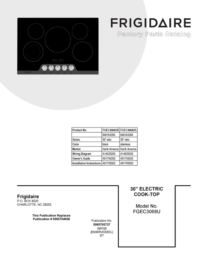 Diagram for FGEC3068UB