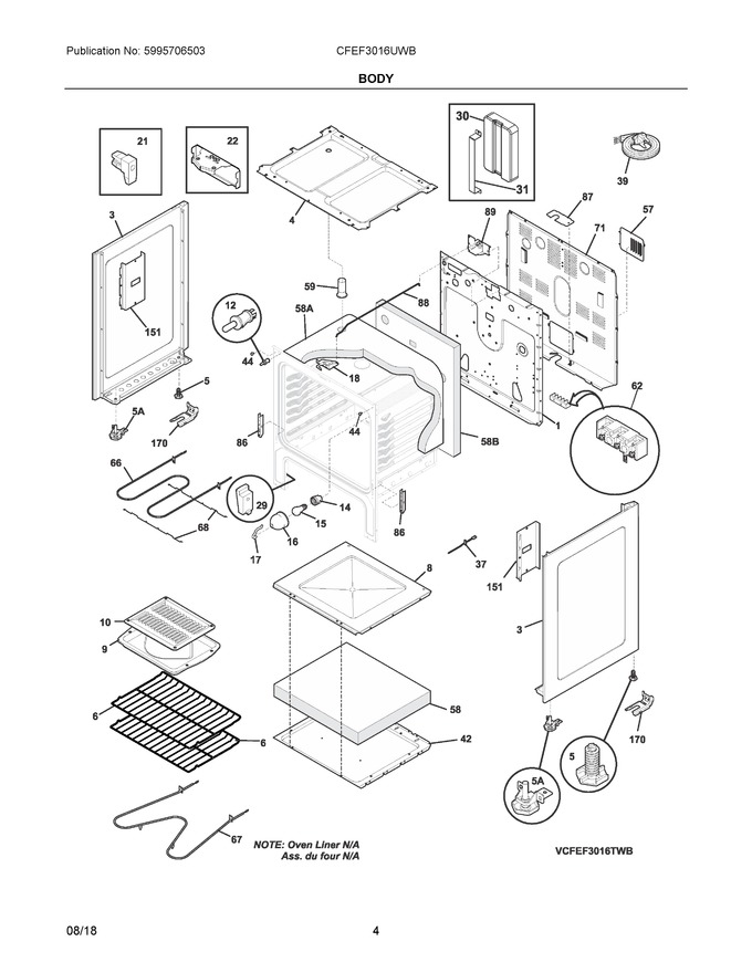 Diagram for CFEF3016UWB