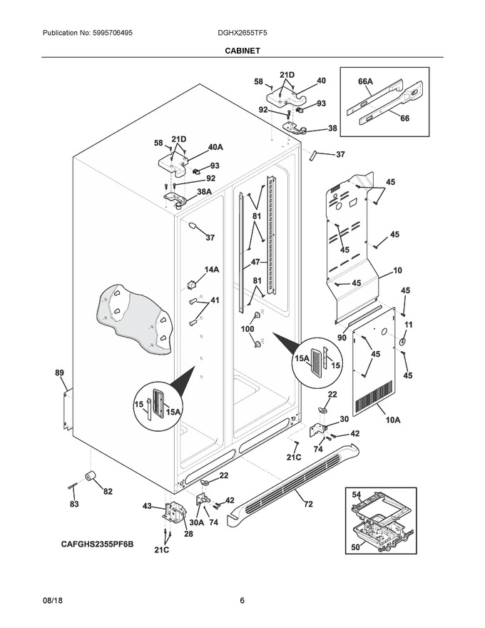 Diagram for DGHX2655TF5