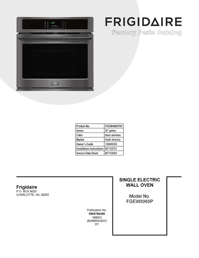 Diagram for FGEW3065PDC