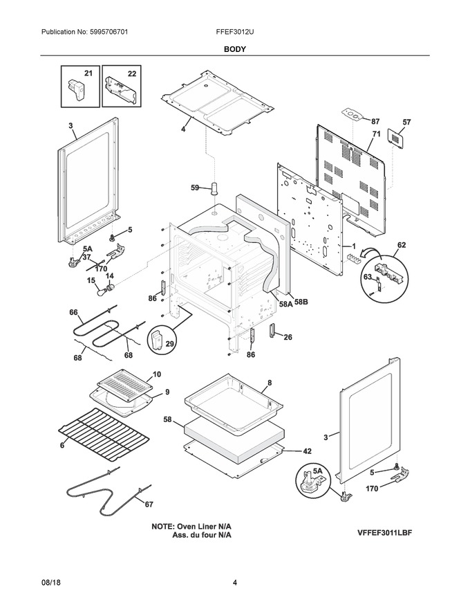 Diagram for FFEF3012UWB