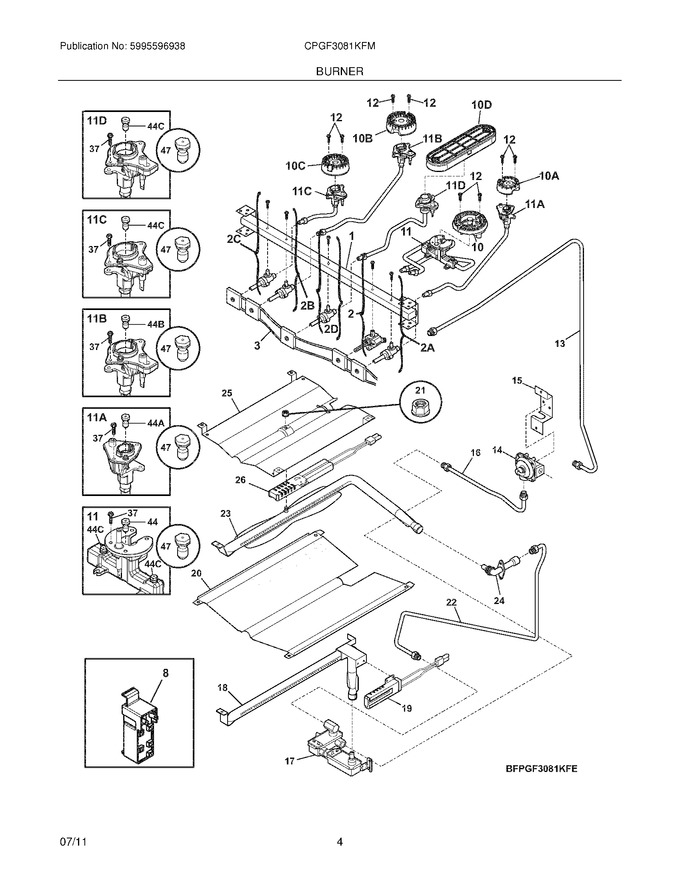 Diagram for CPGF3081KFM