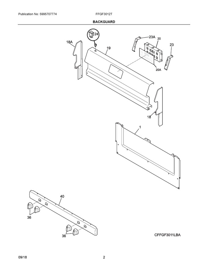 Diagram for FFGF3012TWA