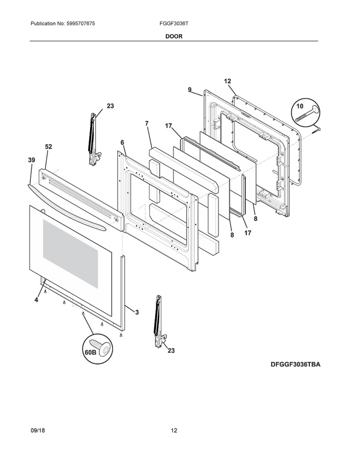 Diagram for FGGF3036TBC