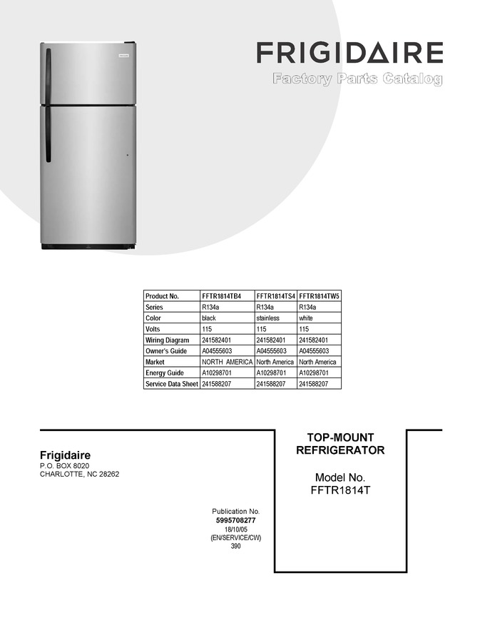 Diagram for FFTR1814TB4