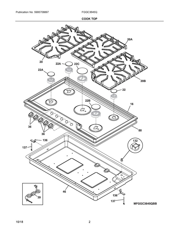 Diagram for FGGC3645QBD