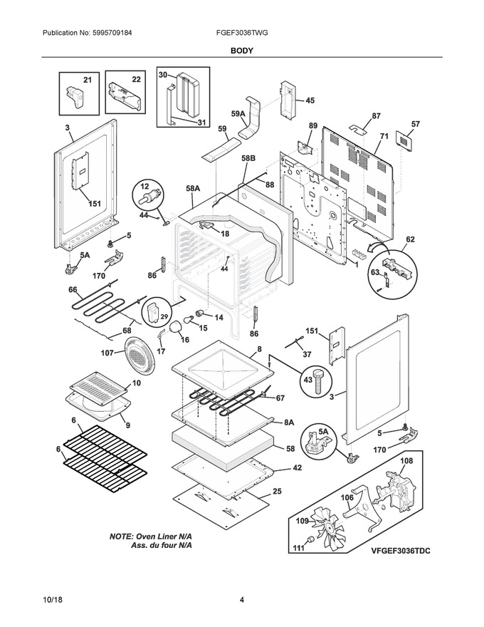 Diagram for FGEF3036TWG