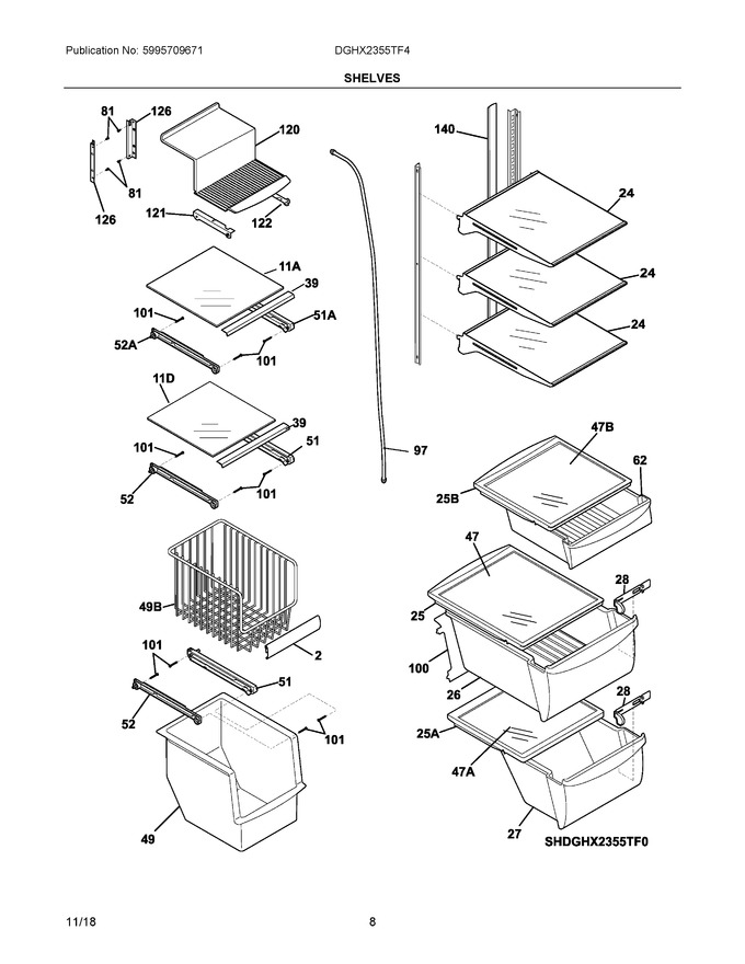 Diagram for DGHX2355TF4
