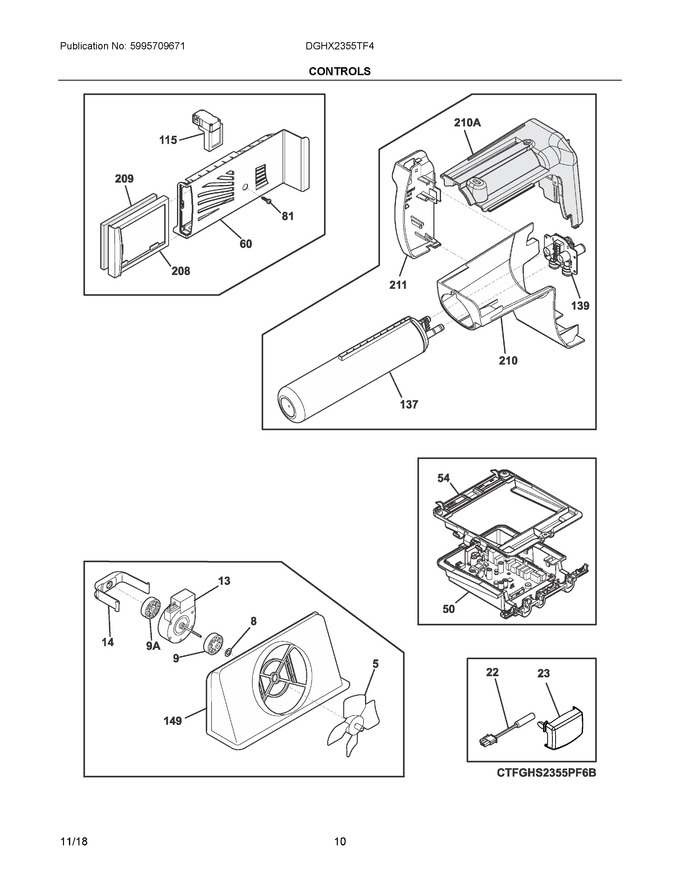 Diagram for DGHX2355TF4