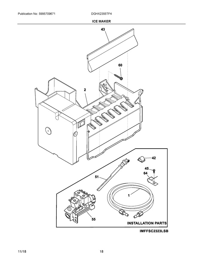 Diagram for DGHX2355TF4