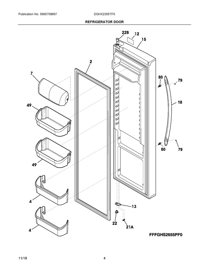 Diagram for DGHX2355TF5