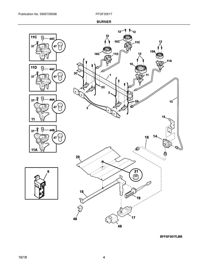 Diagram for FFGF3051TBA