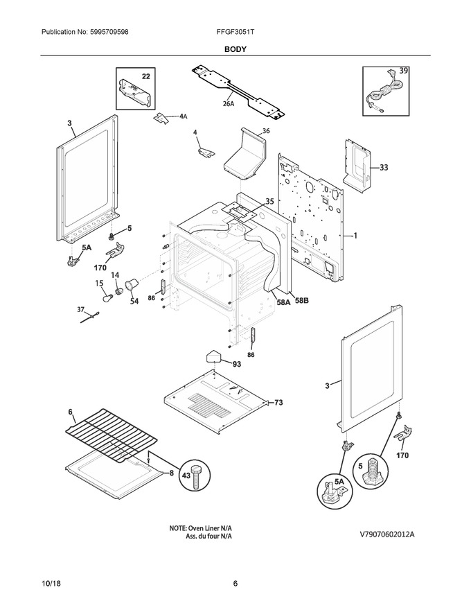 Diagram for FFGF3051TWA