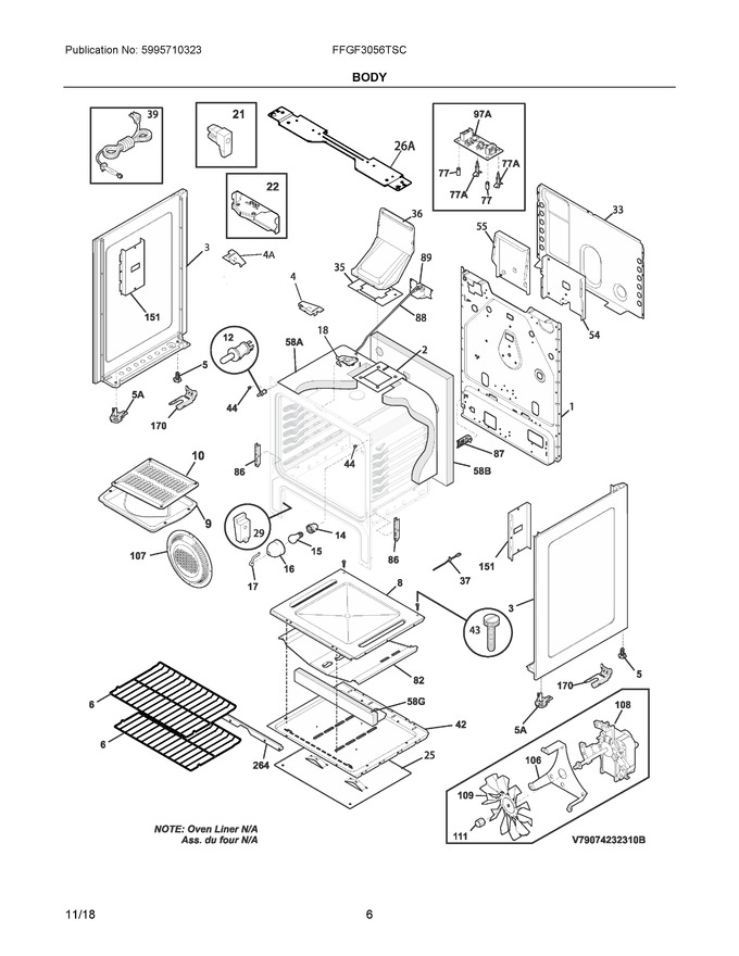 Diagram for FFGF3056TSC