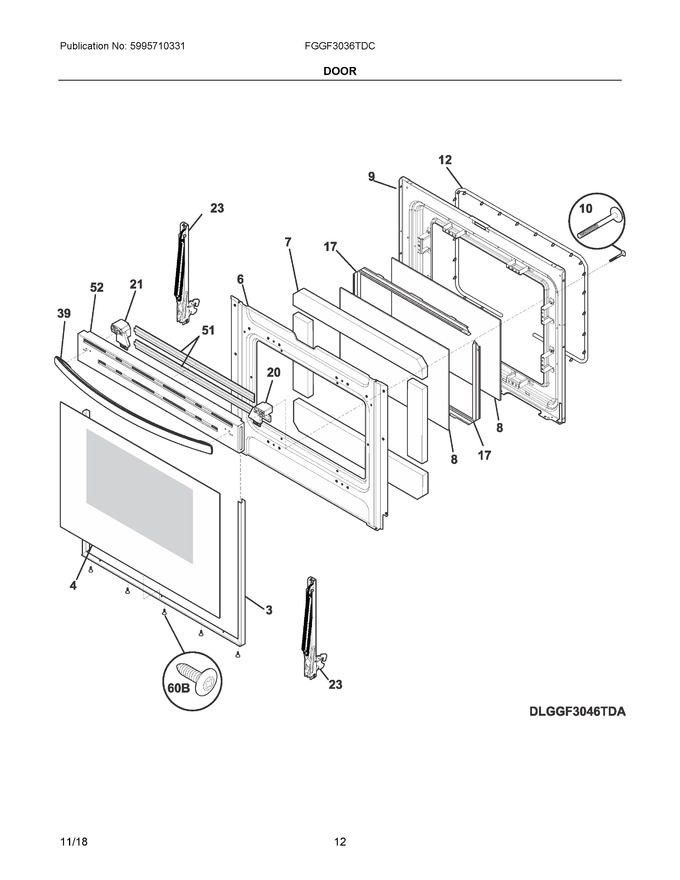 Diagram for FGGF3036TDC