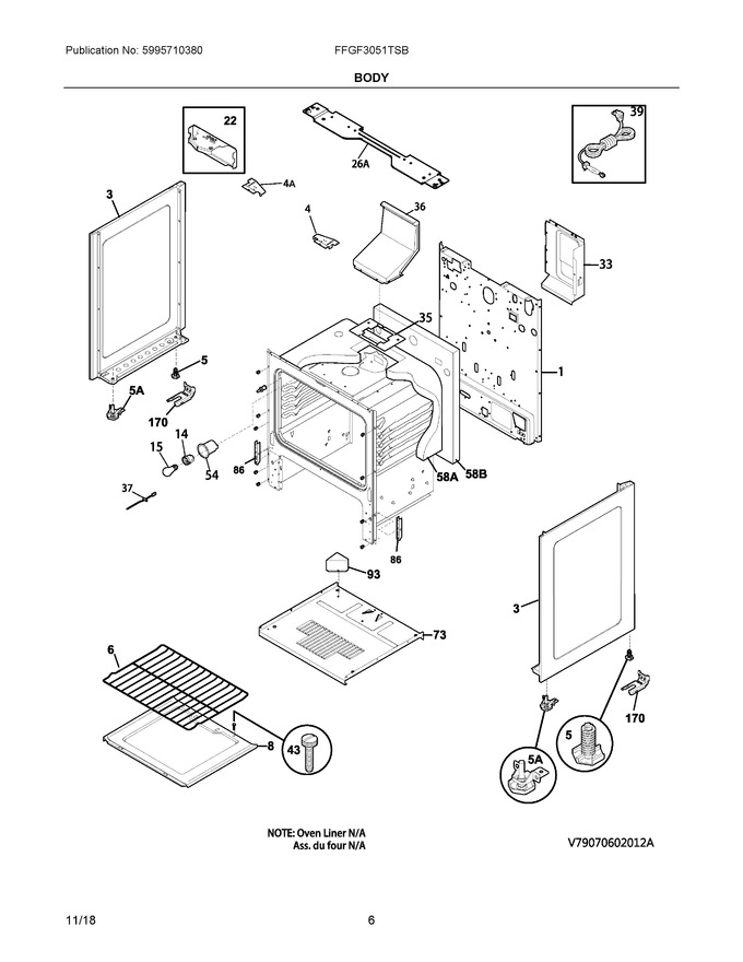 Diagram for FFGF3051TSB