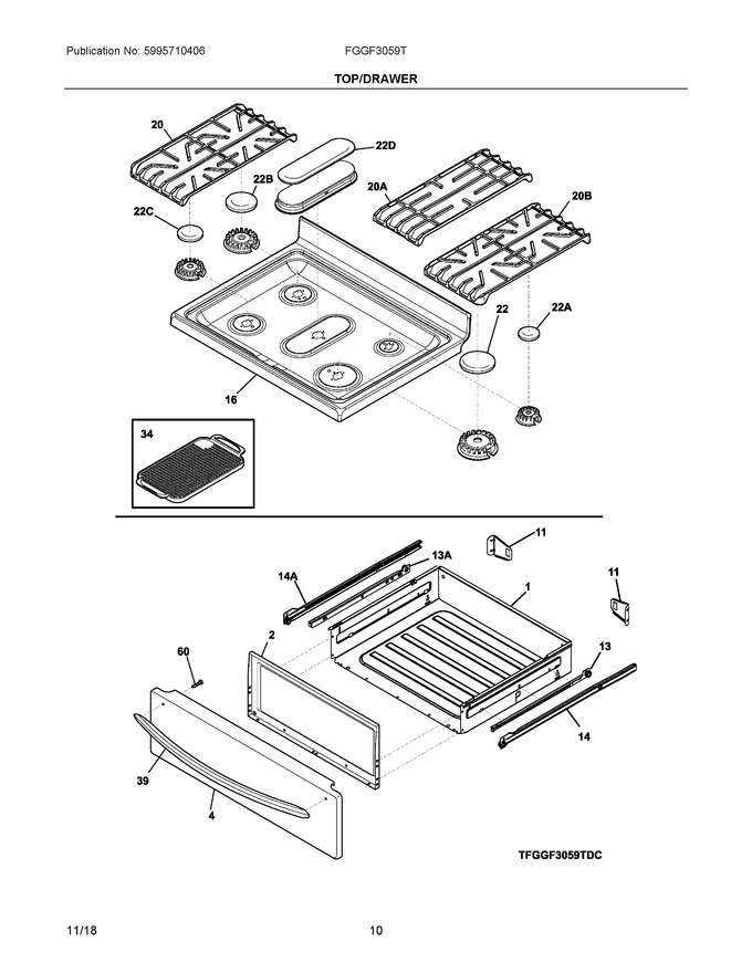 Diagram for FGGF3059TDC