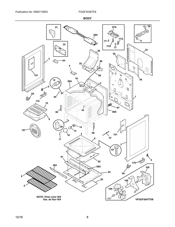 Diagram for FGGF3036TFE