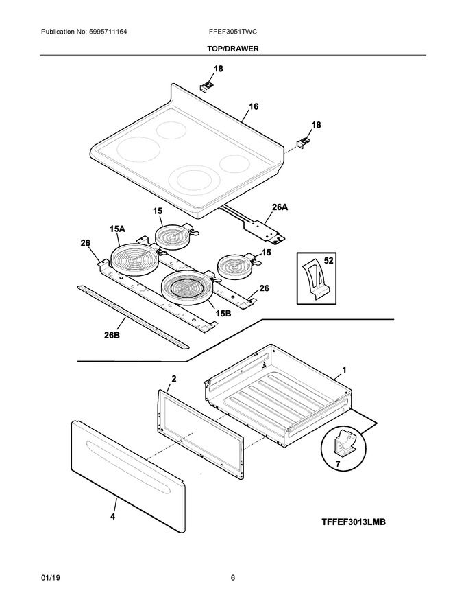 Diagram for FFEF3051TWC