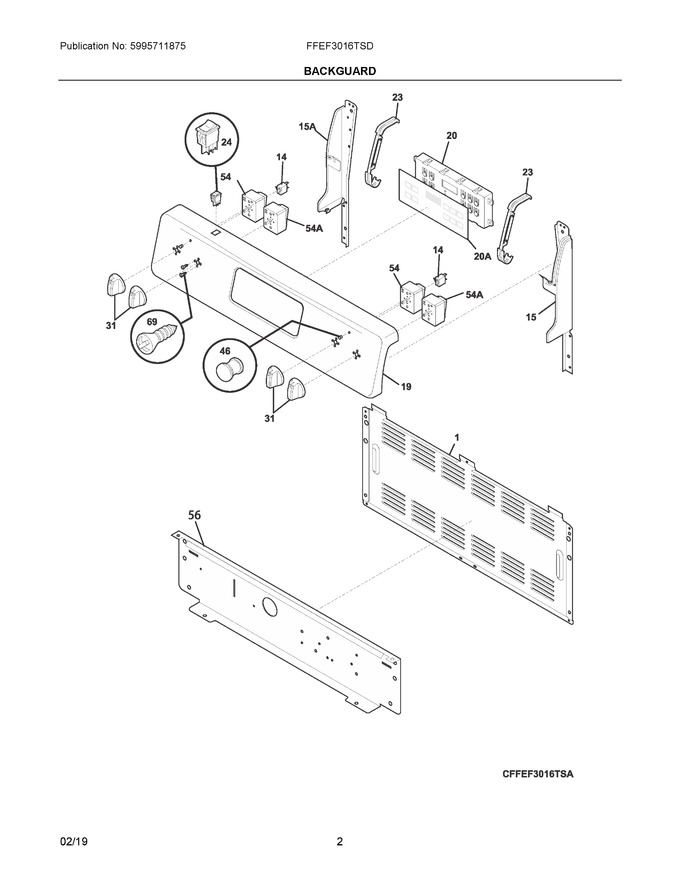 Diagram for FFEF3016TSD