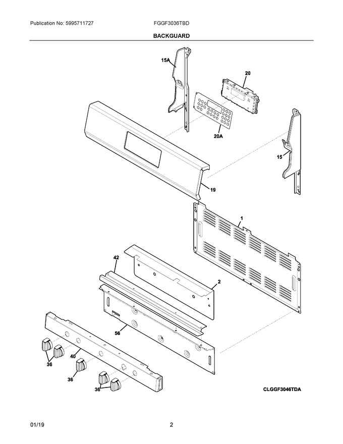 Diagram for FGGF3036TBD