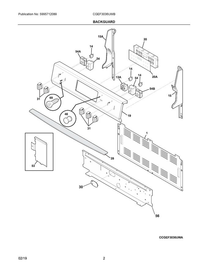 Diagram for CGEF3036UWB
