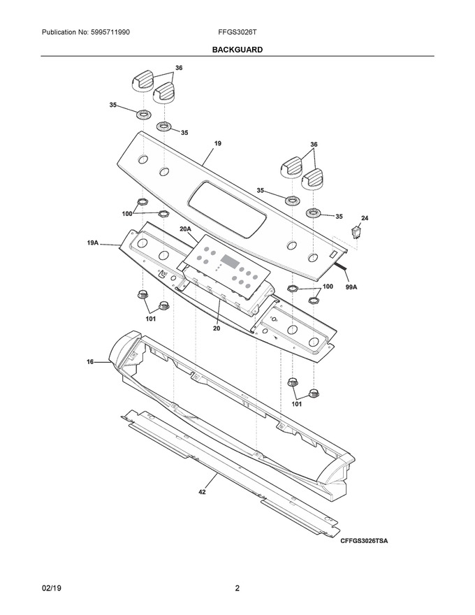 Diagram for FFGS3026TWA