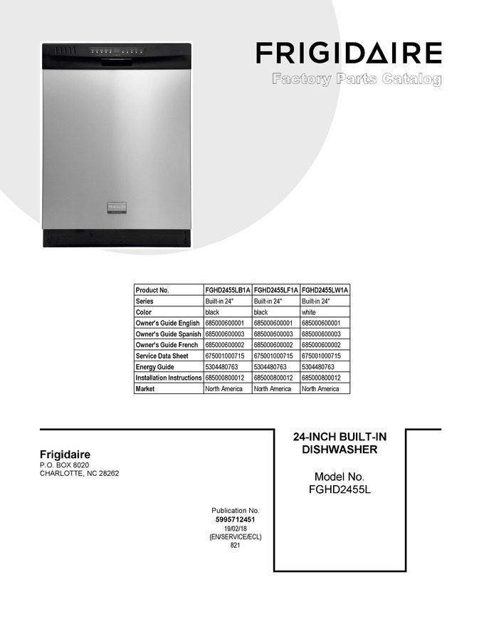 Diagram for FGHD2455LF1A