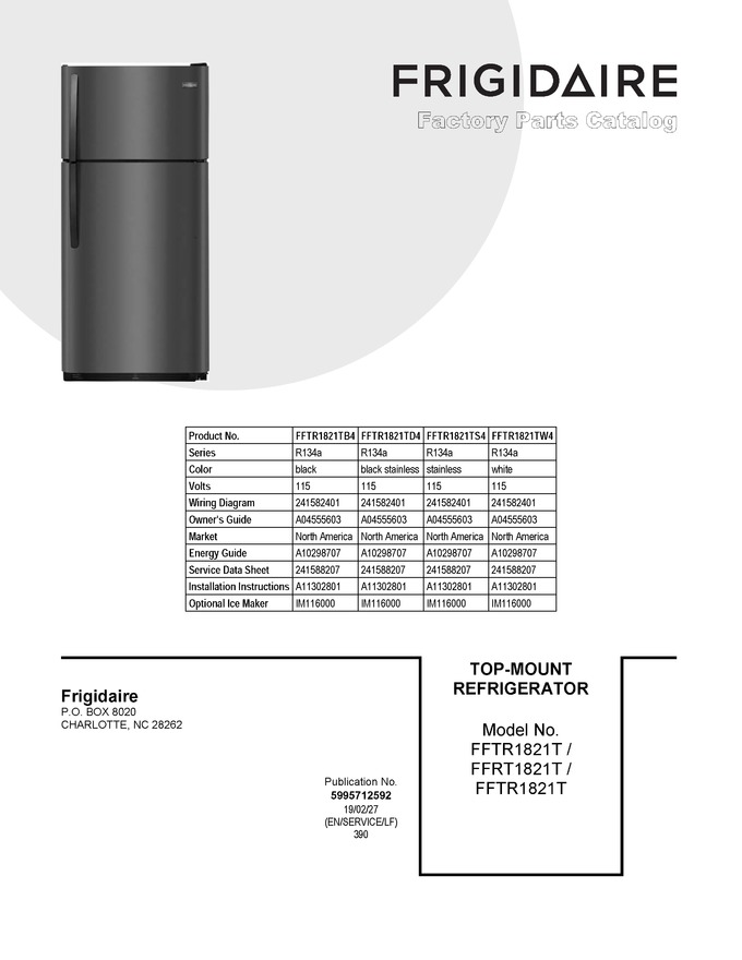 Diagram for FFTR1821TD4