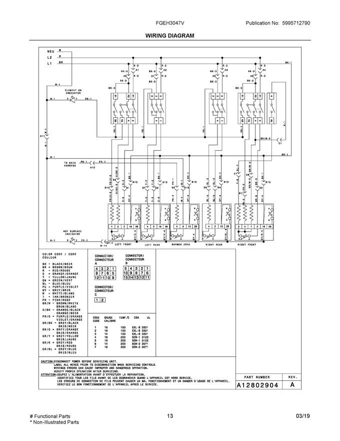 Diagram for FGEH3047VFA