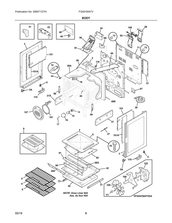 Diagram for FGGH3047VFA