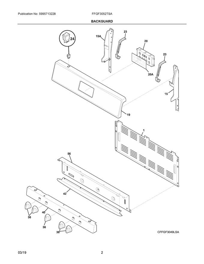 Diagram for FFGF3052TSA