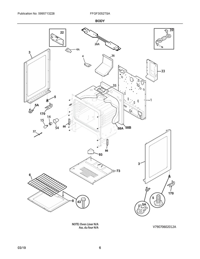 Diagram for FFGF3052TSA