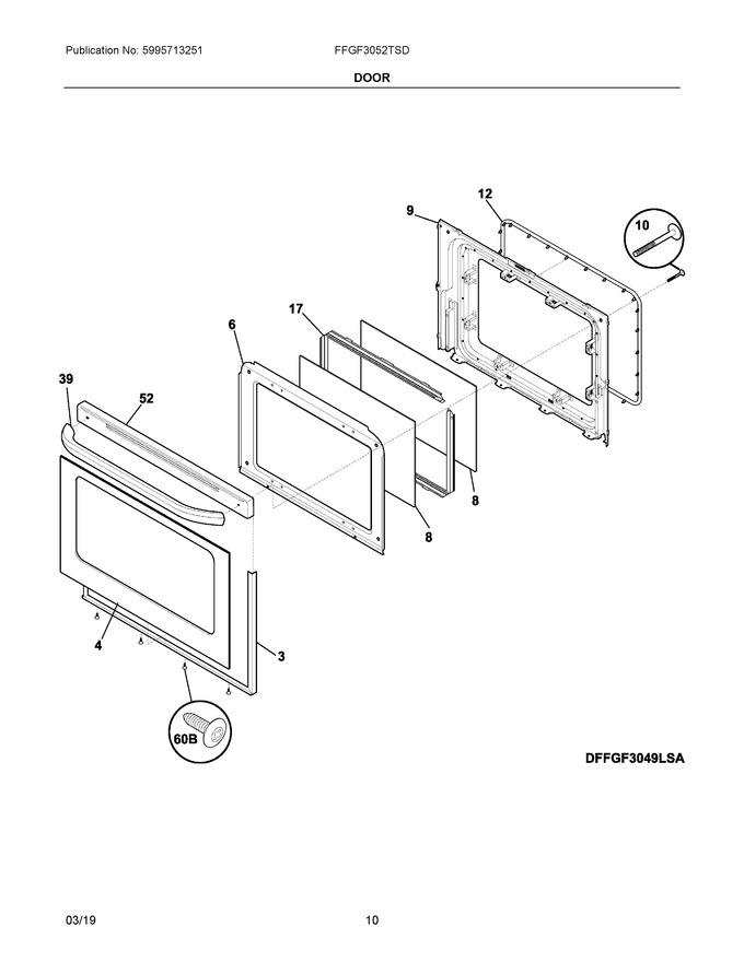 Diagram for FFGF3052TSD