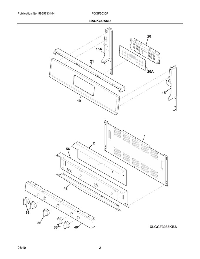 Diagram for FGGF3030PWE