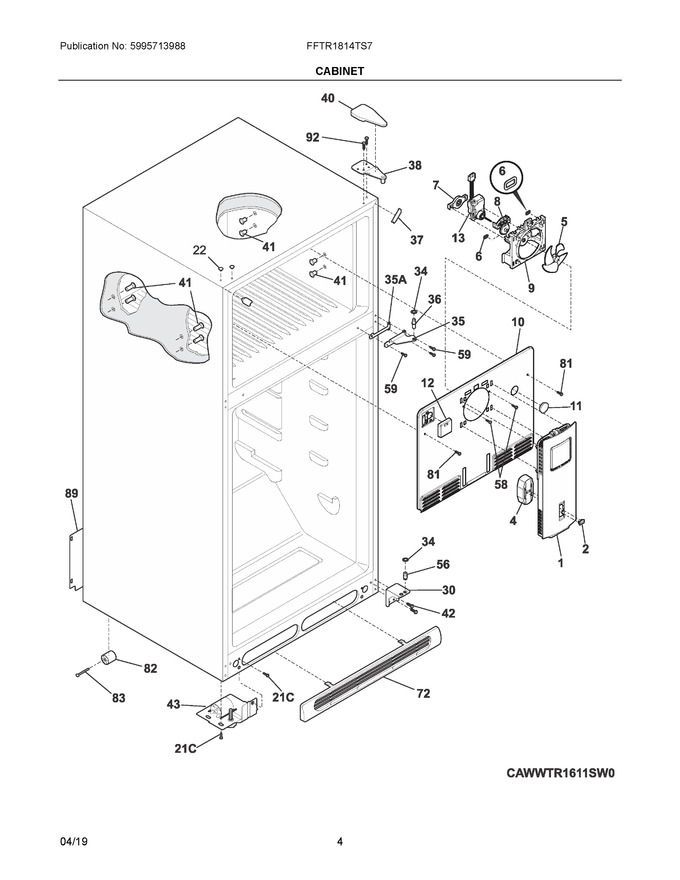 Diagram for FFTR1814TS7