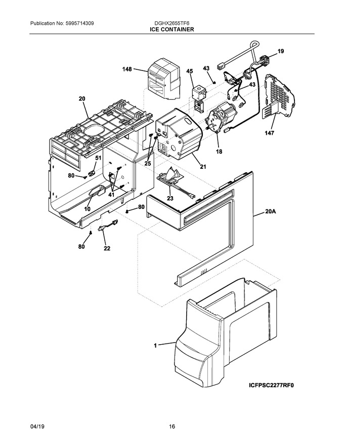 Diagram for DGHX2655TF6