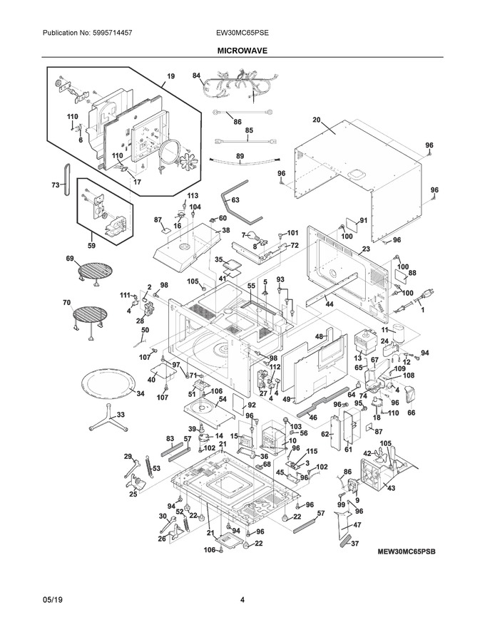 Diagram for EW30MC65PSE